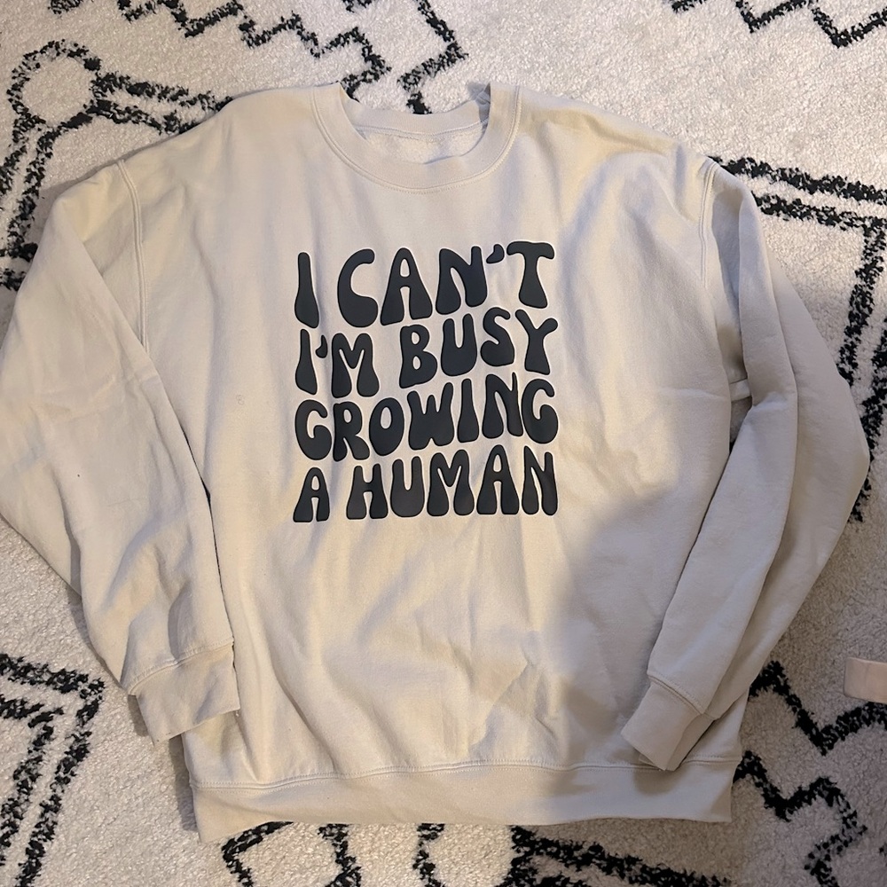 Oversized Maternity Sweatshirt